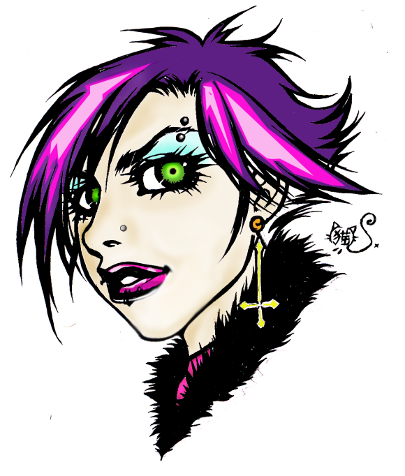 580x682 Punk Rock Girl