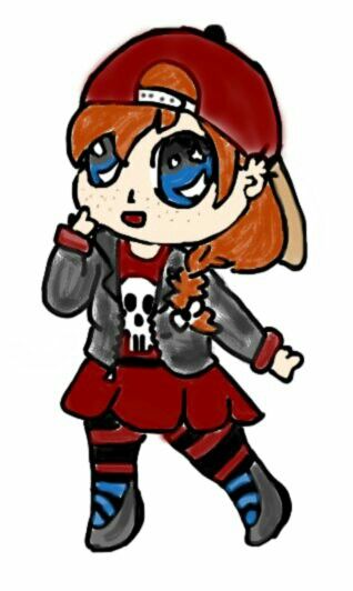 318x532 Chibi Punk Girl My Drawings
