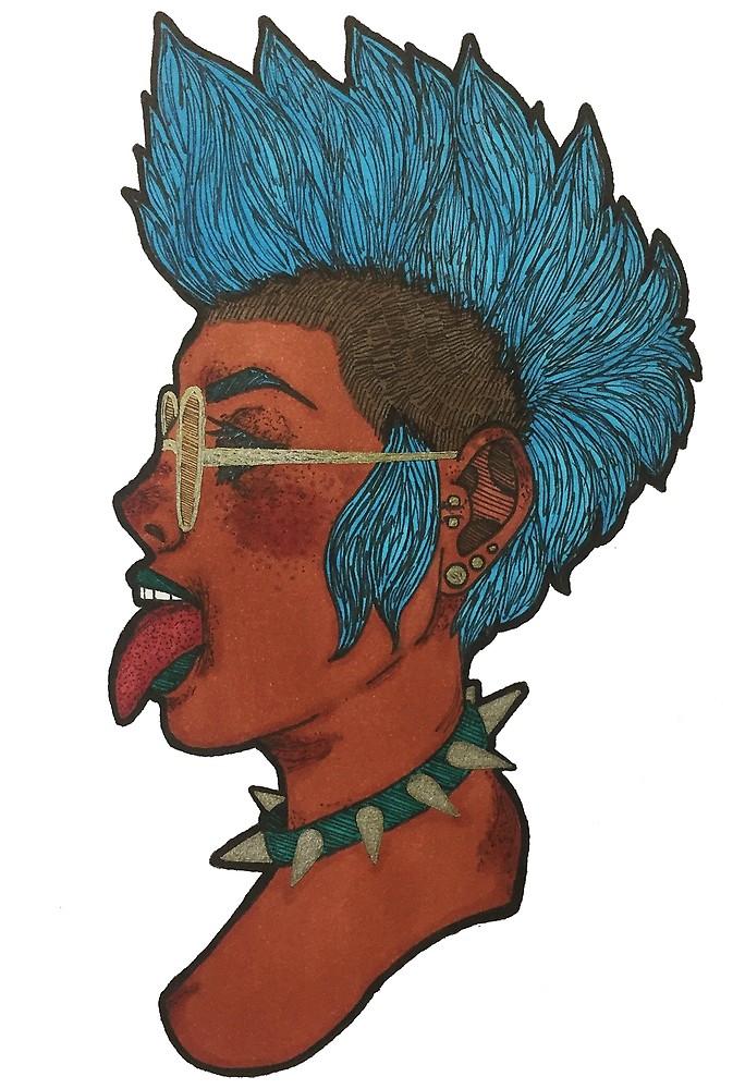 684x1000 crust punk girl