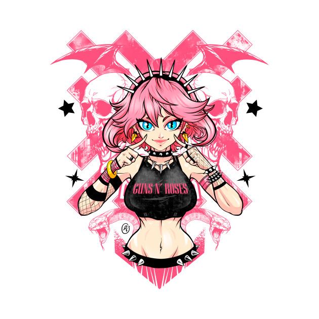 630x630 Pink Punk Rock Girl
