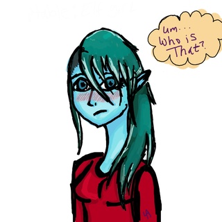 320x320 Um, I Just Like Drew A Punk Elf Girl And That's About It