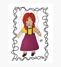 210x230 Girl Puppet Strings Drawing Photographic Prints Redbubble