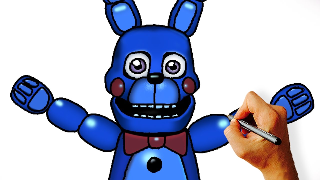 1280x720 How To Draw Bonnie Hand Puppet
