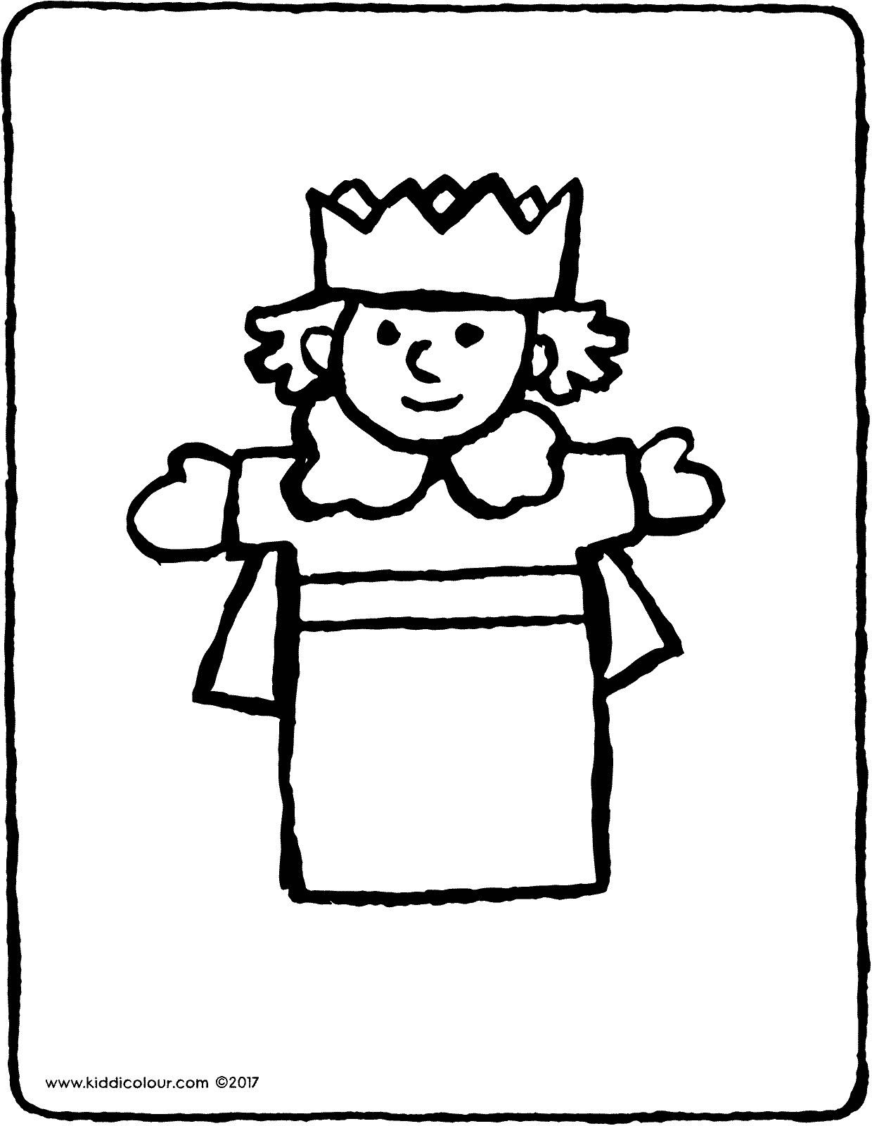 1240x1600 King Hand Puppet
