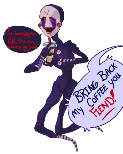 400x500 My Roommate Wanted Me To Draw Puppet With Coffee Tumblr