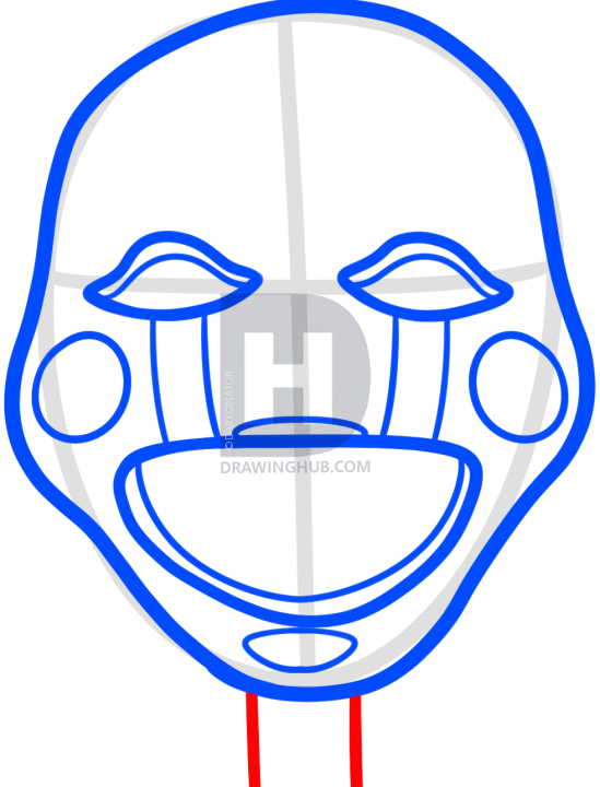 549x720 How To Draw The Puppet Easy, Step