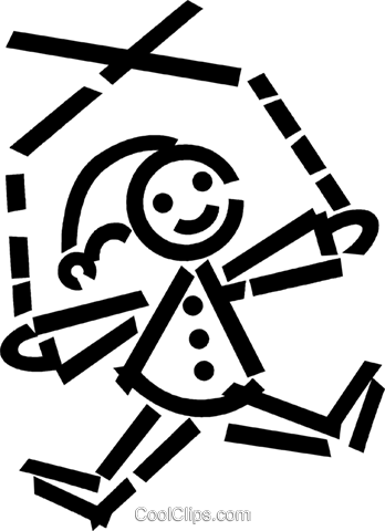 348x480 Puppet Show Royalty Free Vector Clip Art Illustration