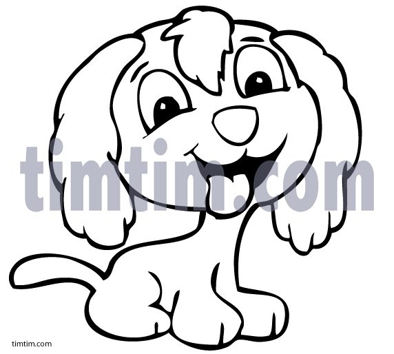 572x514 Free Drawing Of A Puppy Dog Bw From The Category Pets