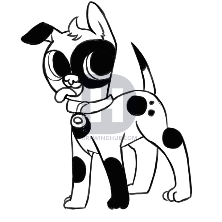 720x720 How To Draw A Puppy Dog, Step