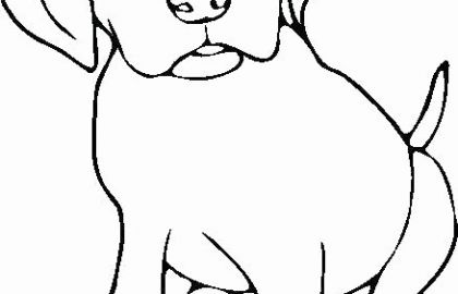 420x270 Free Puppy Coloring Pages Best Of Cute Puppy Coloring Pages