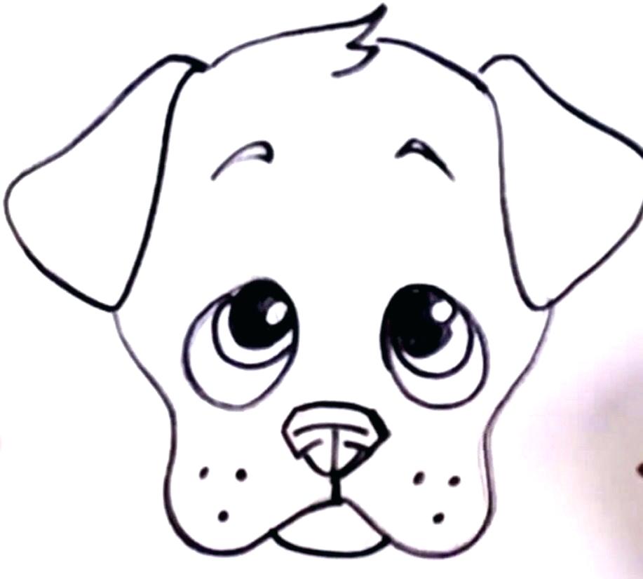 917x826 How To Draw A Little Puppy