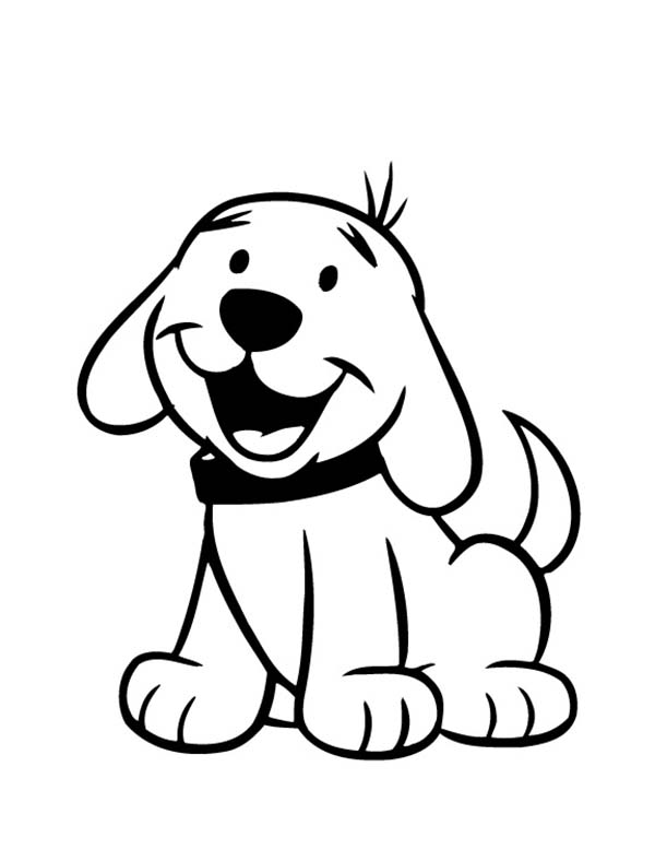 600x788 Picture Of A Puppy To Color