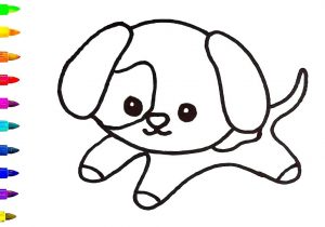 300x210 Puppy Color Drawing It S Here Puppy Drawings For Kids Clipart