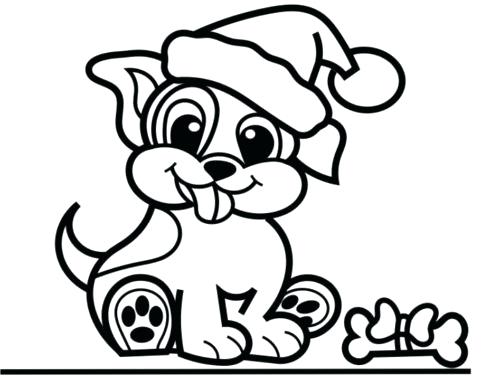 500x380 How To Draw A Christmas Puppy