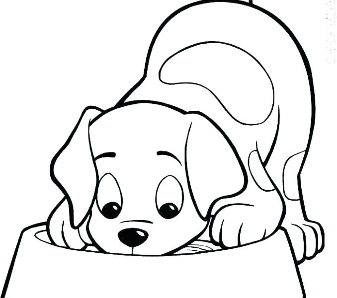 678x600 Easy Draw Puppy