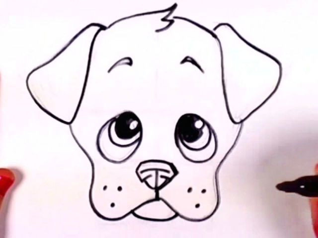 640x480 eazy e cartoon drawing draw a dog face doodles drawings puppy
