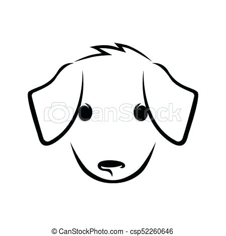 450x470 Cartoon Puppy Face