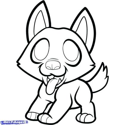 420x420 Draw A Puppy Easy How To Draw Cartoon Puppies Step Easy To Draw