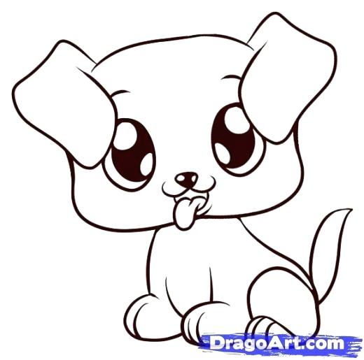 520x515 Draw Puppy Draw Cartoon Puppy Step