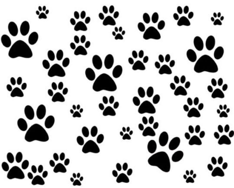 794x638 Dog And Puppy Paws Ceramic Decals Enamel Decal Fusible Etsy