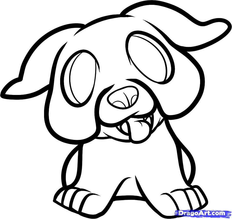 953x902 How To Draw A Puppy Step