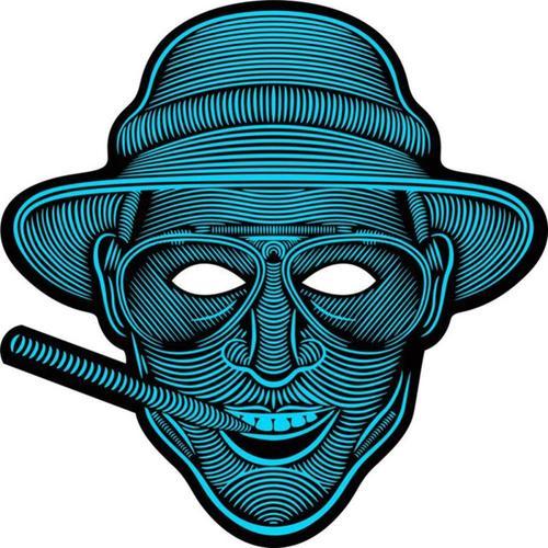 500x500 Halloween Led Mask Dynamic Sound Control Luminous Products