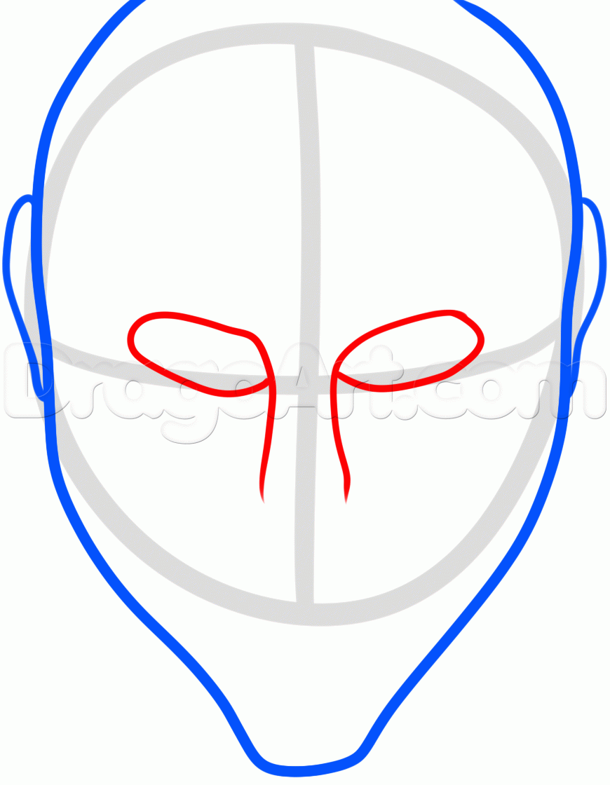 870x1120 How To Draw The Purge Mask, Step