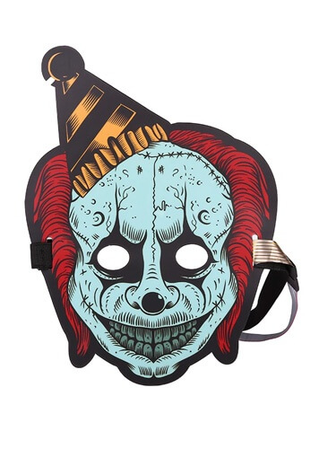 346x500 Led Light Up Bozo The Clown Mask Sound Reactive El Panel