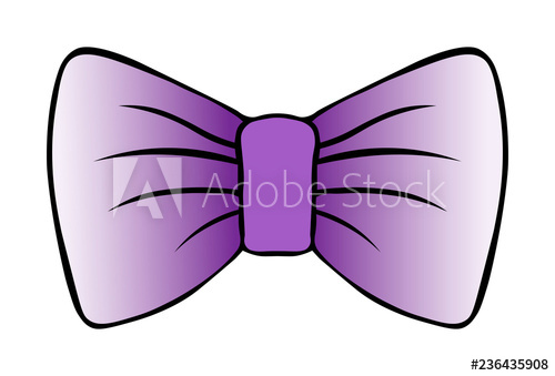 500x339 Children's Illustration Of Bow Costume Butterfly Purple Vector