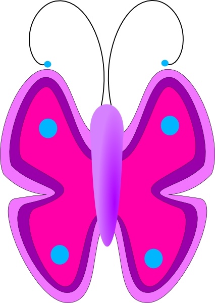 426x600 Butterfly Clip Art Free Vector In Open Office Drawing