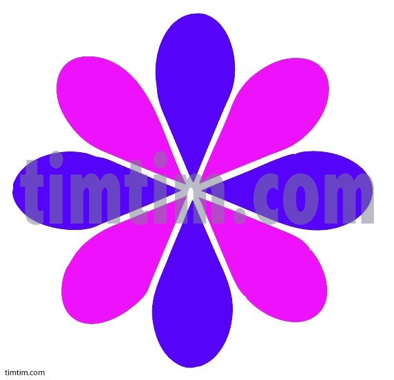 572x552 Free Drawing Of A Flower Pattern Pink Purple From The Category Art