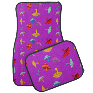 307x307 Purple Drawings Car Floor Mats Zazzle