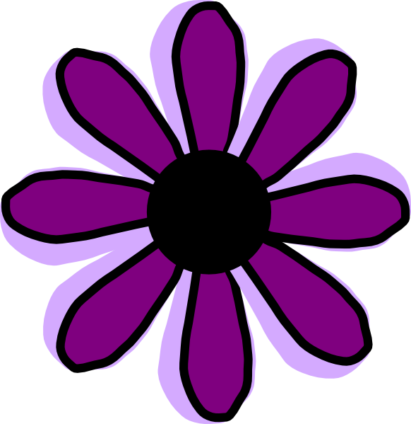 582x599 Collection Of Free Violet Drawing Flower Download On Ui Ex