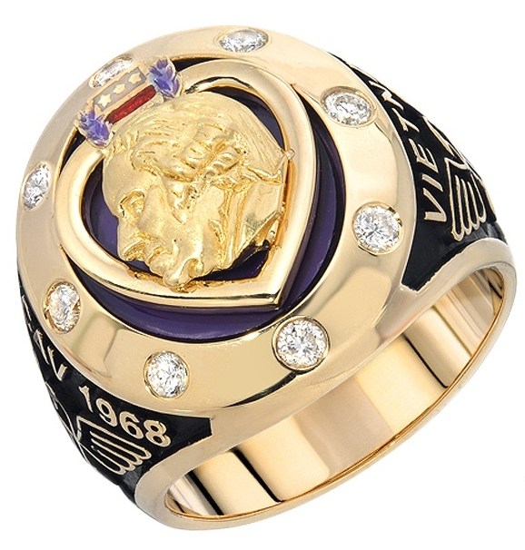 578x606 Purple Heart Ring For Larry