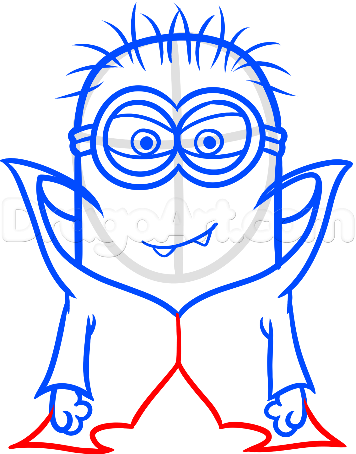 1134x1444 How To Draw A Halloween Minion, Step