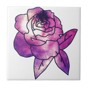 307x307 Purple Rose Drawing Gifts Gift Ideas Zazzle Uk