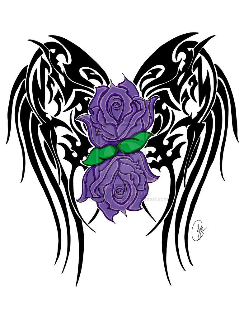 784x1020 Purple Roses Drawings