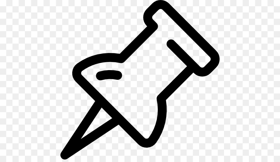 900x520 Download Black And White Push Pin Clipart Drawing Pin Computer