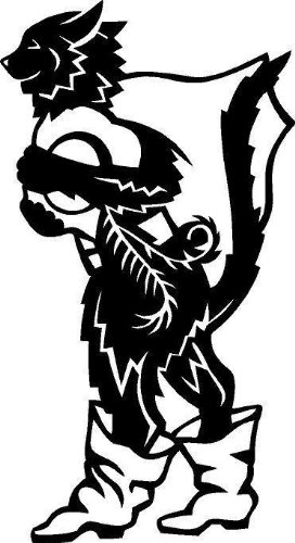 272x500 Puss In Boots Cat, Vinyl Sticker, Stickers