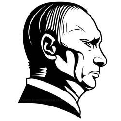250x250 Free Vladimir Putin Vector Illustration Files, Vectors