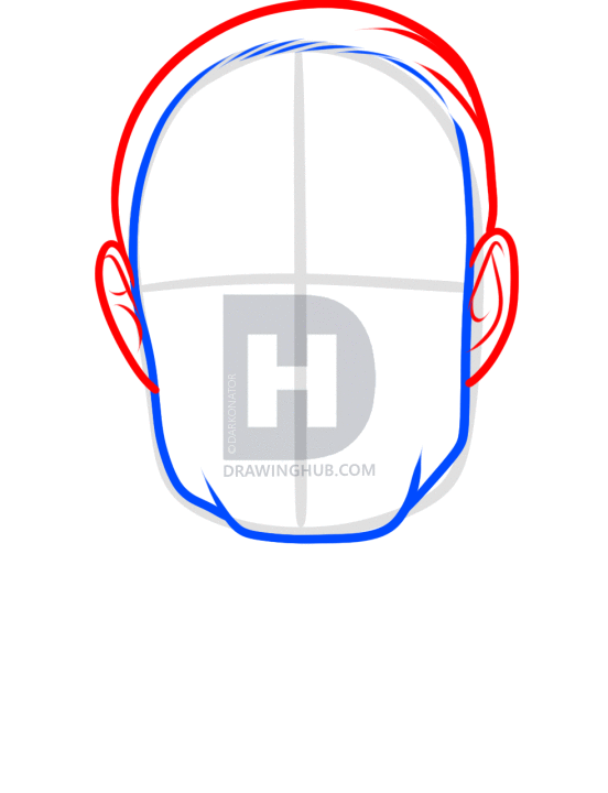 552x720 How To Draw Vladimir Putin, Step