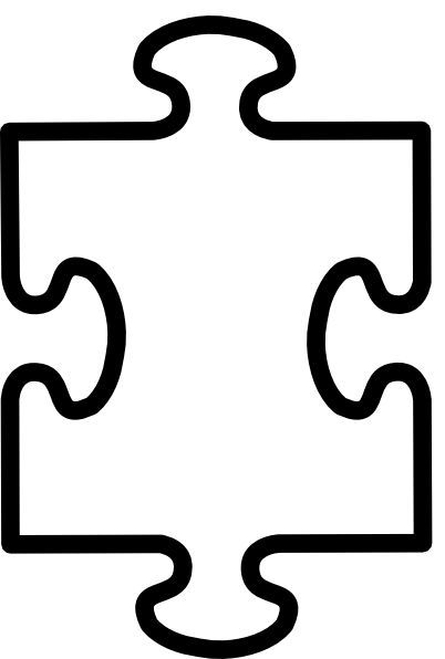 402x596 Printable Puzzle Pieces Template
