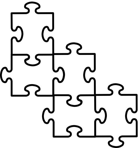 558x596 Puzzle Piece Template Transparent Png Clipart Free Download