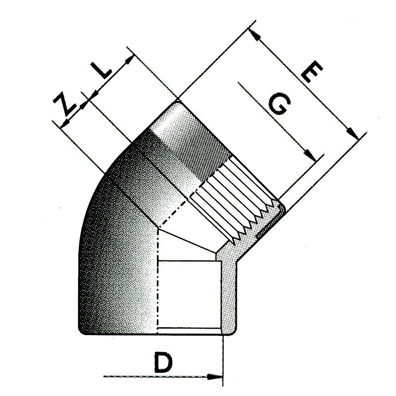 800x800 pvc metric plainthreaded reinforced degree elbow epco pipe
