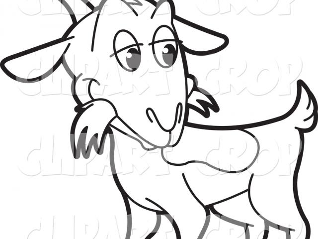 640x480 Mountain Goat Clipart