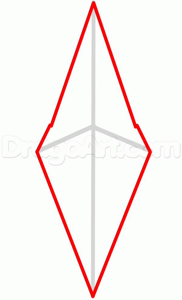 598x982 How To Draw Pyramid Head, Step