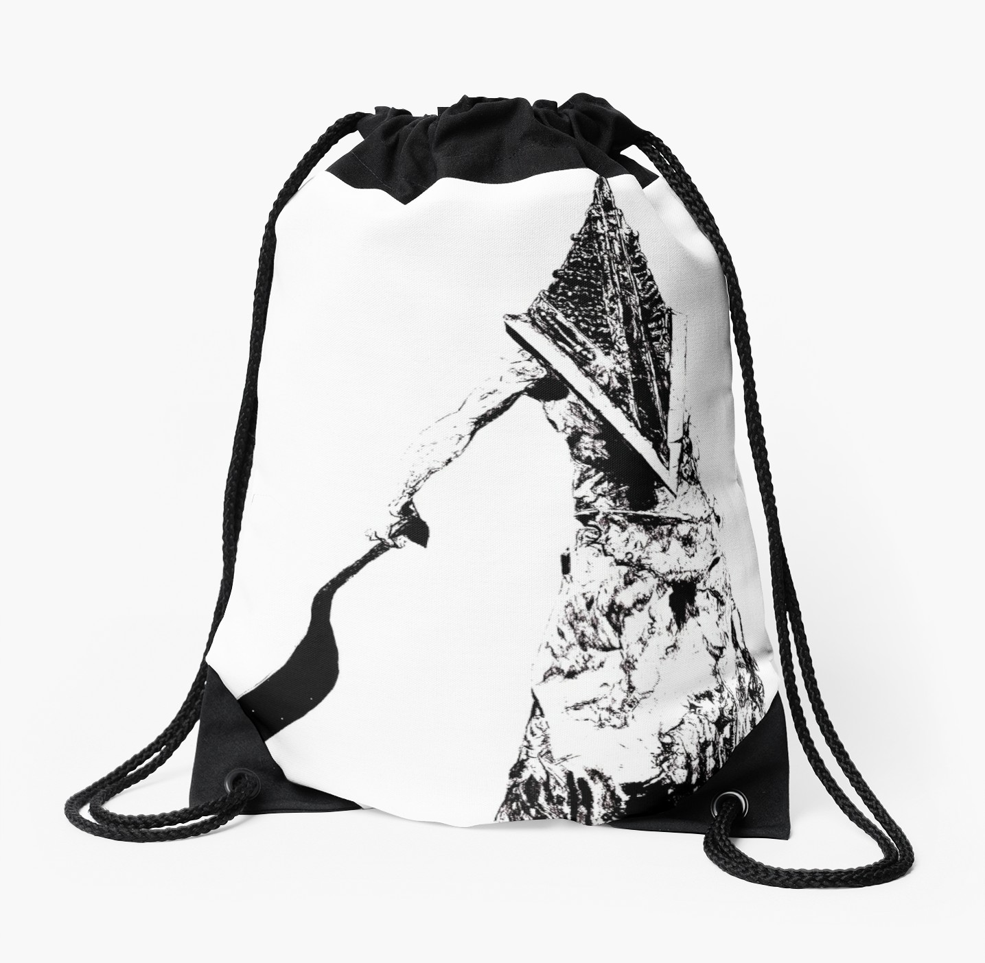 1435x1404 Silent Hill Pyramid Head Drawstring Bag