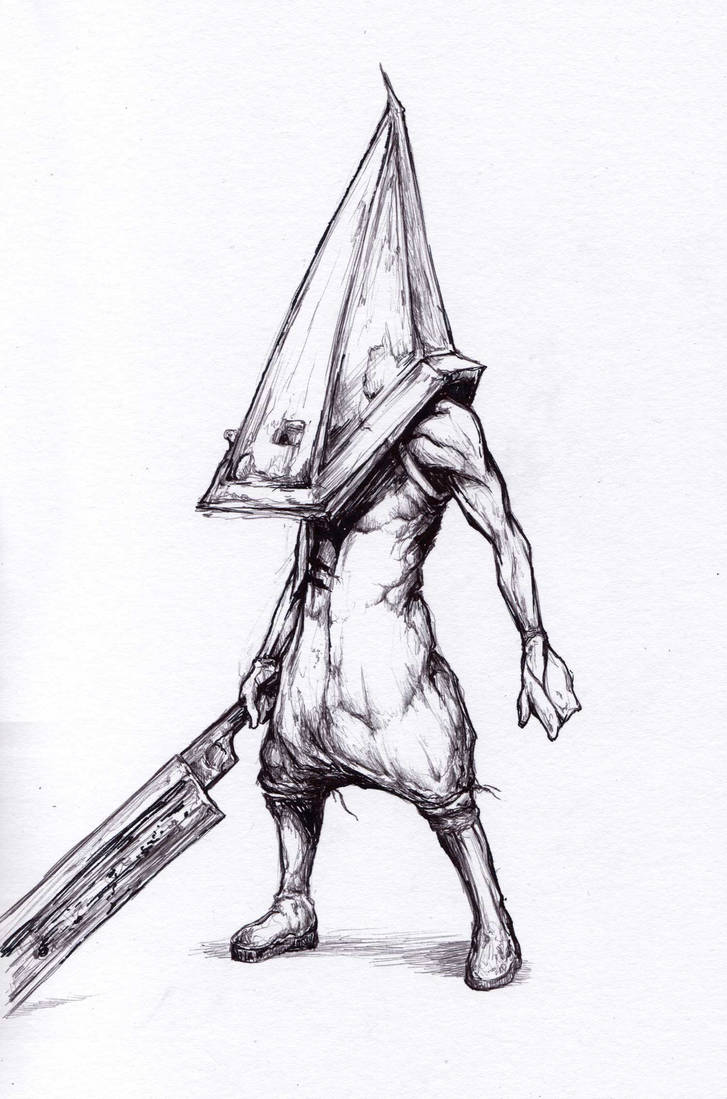 Pyramid Head Drawing | Free download on ClipArtMag