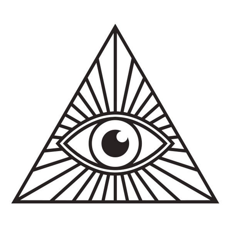 794x794 Illuminati Eye Pyramid Vinyl Decal Sticker For Cartruck Etsy