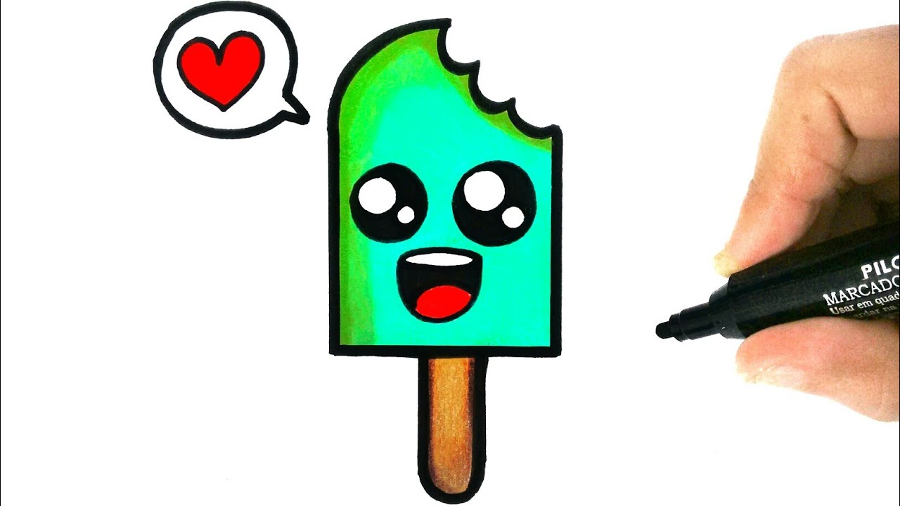 1280x720 Drawing And Coloring A Ice Cream Step